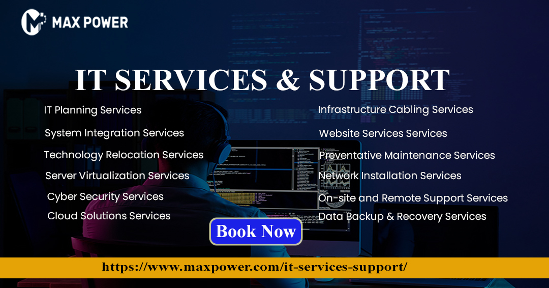 IT SERVICES & SUPPORT SERVICE IN NEW YORK, USA BY MAX POWER