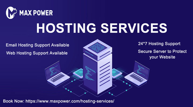 BUY WEB AND EMAIL HOSTING SERVICES AT MAX POWER
